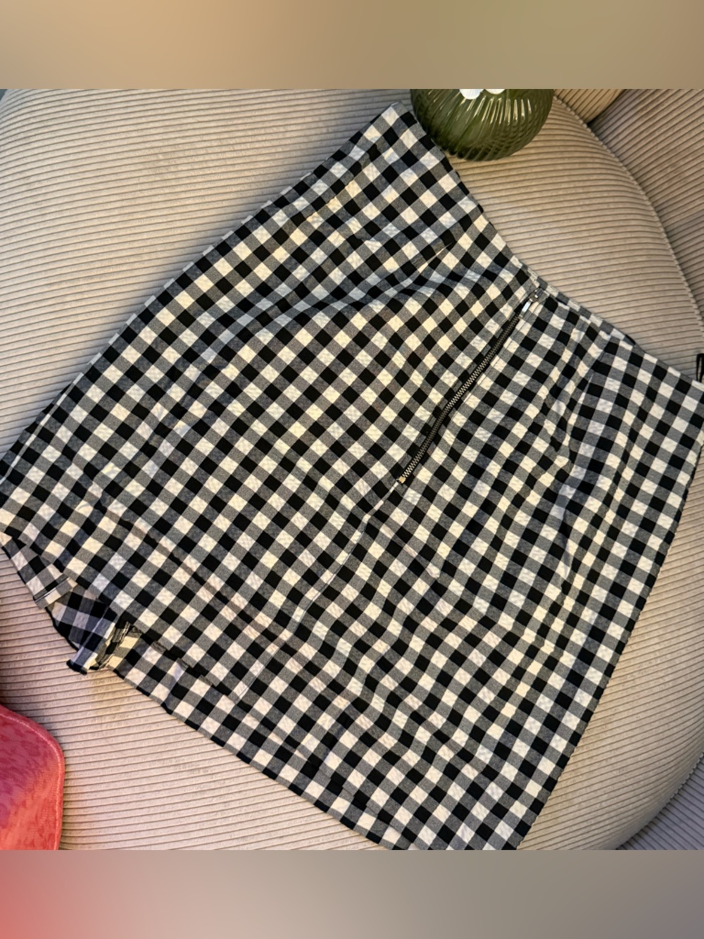 Final Price. H&M Ruffle gingham skirt - Picture 4 of 8